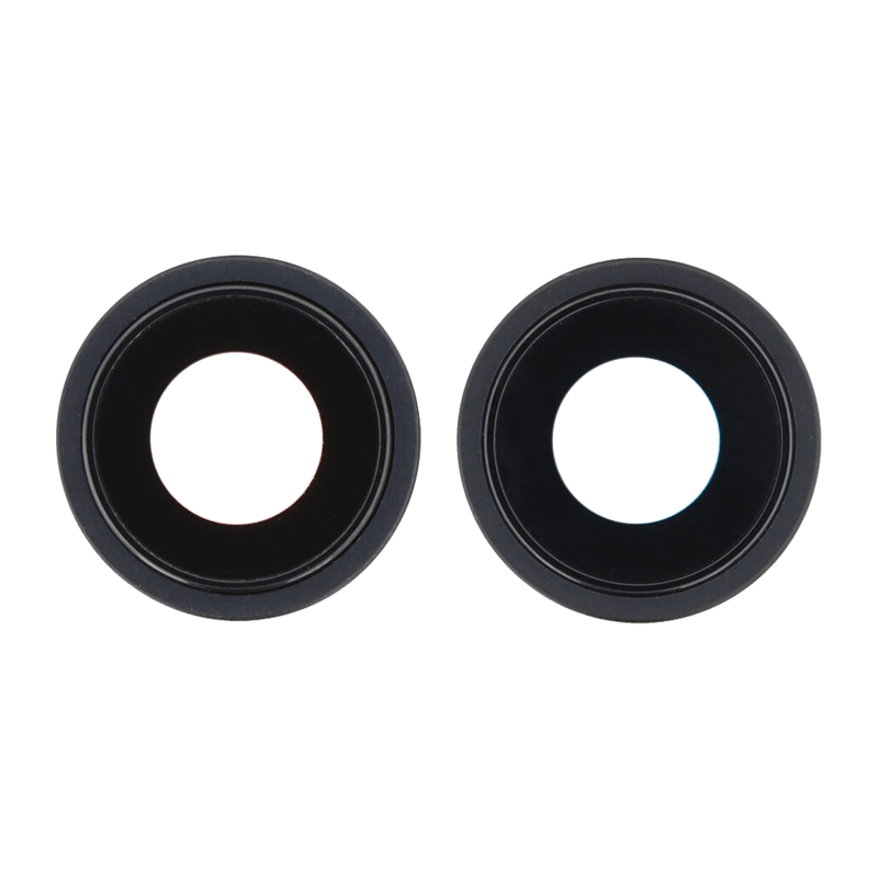 Τζαμάκι κάμερας (Camera Lens) με Πλαίσιο για Apple iPhone 15 - Χρώμα: Μαύρο