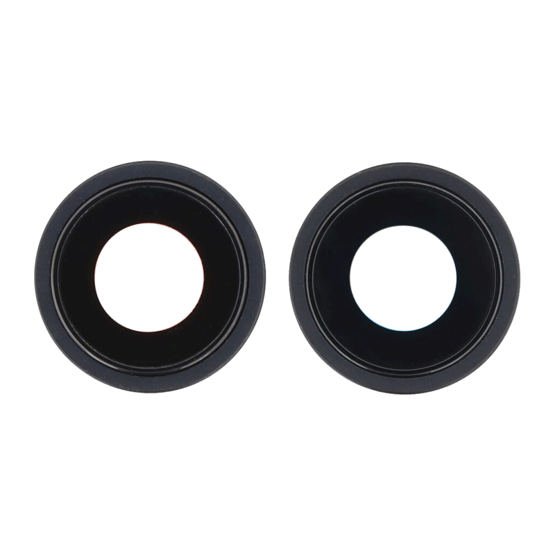 Τζαμάκι κάμερας (Camera Lens) με Πλαίσιο για Apple iPhone 15 Plus - Χρώμα: Μαύρο