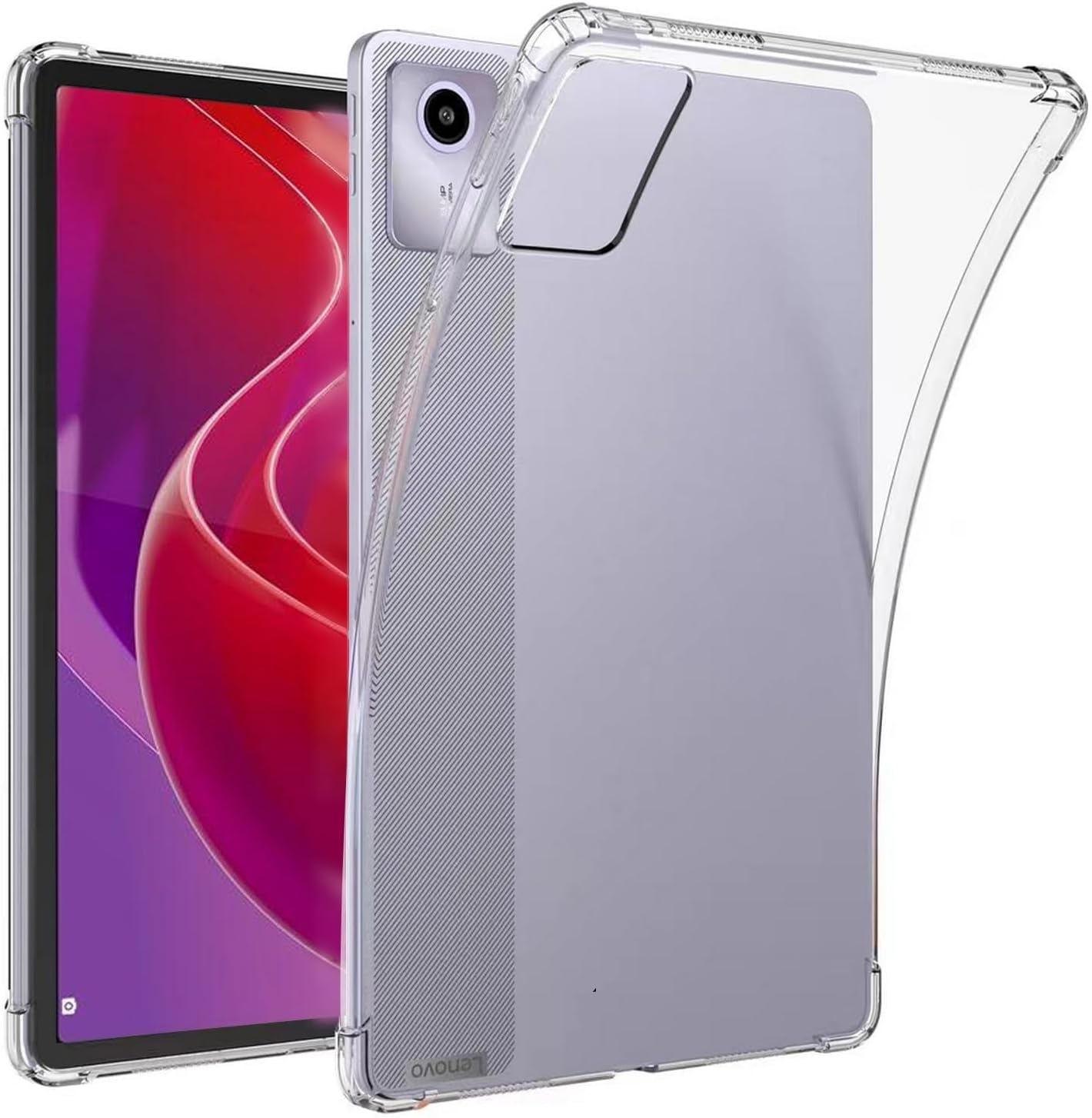 Θήκη Πλάτης Σιλικόνης για Apple iPad 10.2 - Χρώμα: Διαφανές