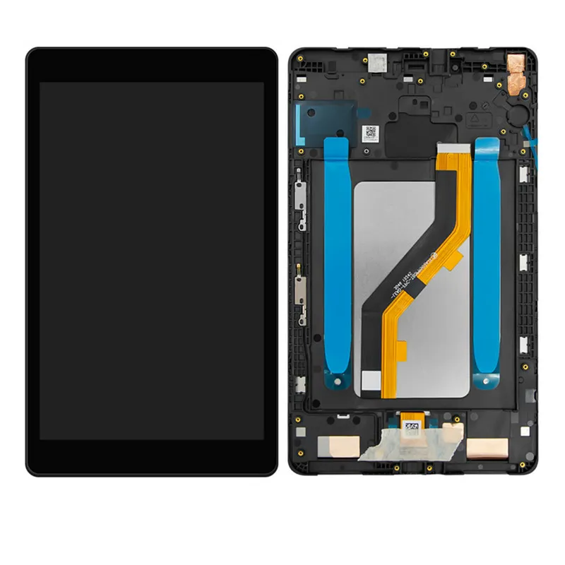 OEM Οθόνη LCD με Μηχανισμό Αφής και Πλαίσιο για Samsung Galaxy Tab A 8.0 T290 - Χρώμα: Μαύρο