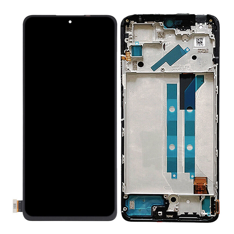 INCELL Οθόνη LCD με Μηχανισμό Αφής και Πλαίσιο για Xiaomi Redmi Note 12 4G - Χρώμα: Μαύρο