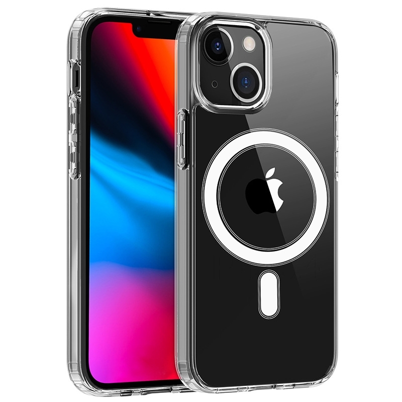 Θήκη Σιλικόνης Magsafe για Apple iPhone 13 Pro - Χρώμα: Διάφανη