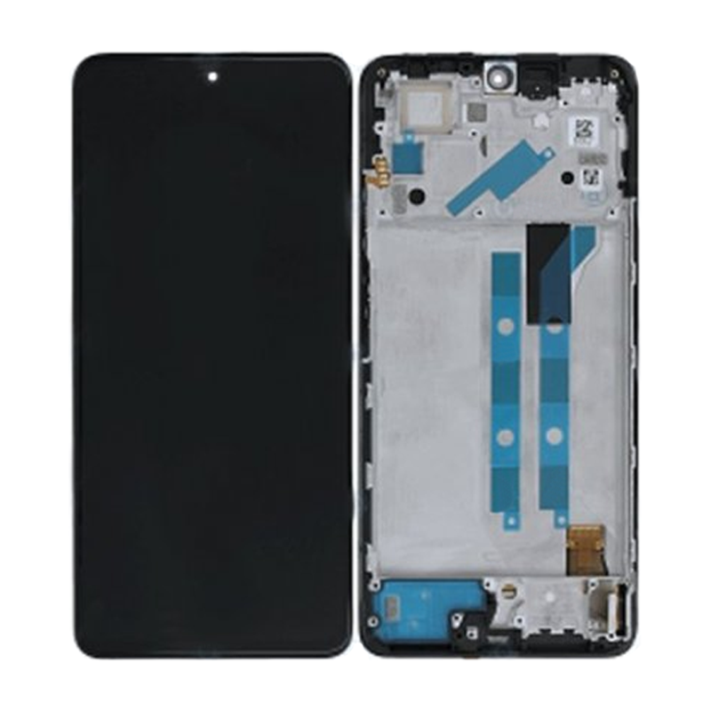Incell Οθόνη LCD με Μηχανισμό Αφής και Πλαίσιο για Xiaomi Redmi Note 11 5G - Χρώμα:Μαύρο