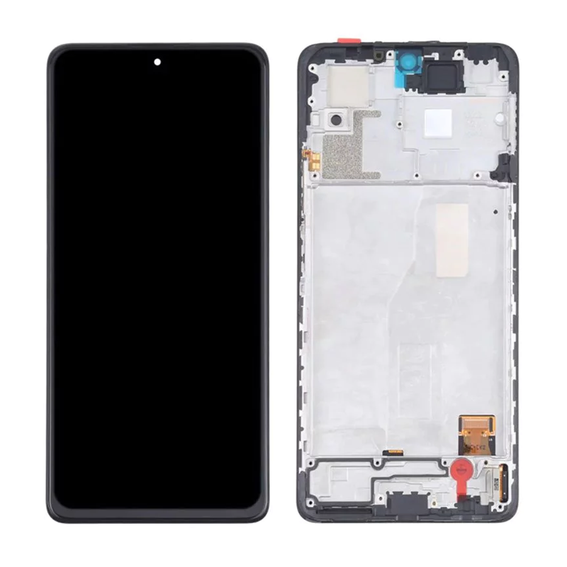 Incell Οθόνη LCD με Μηχανισμό Αφής και Πλαίσιο για Xiaomi Redmi Note 10 Pro 4G - Χρώμα: Μαύρο