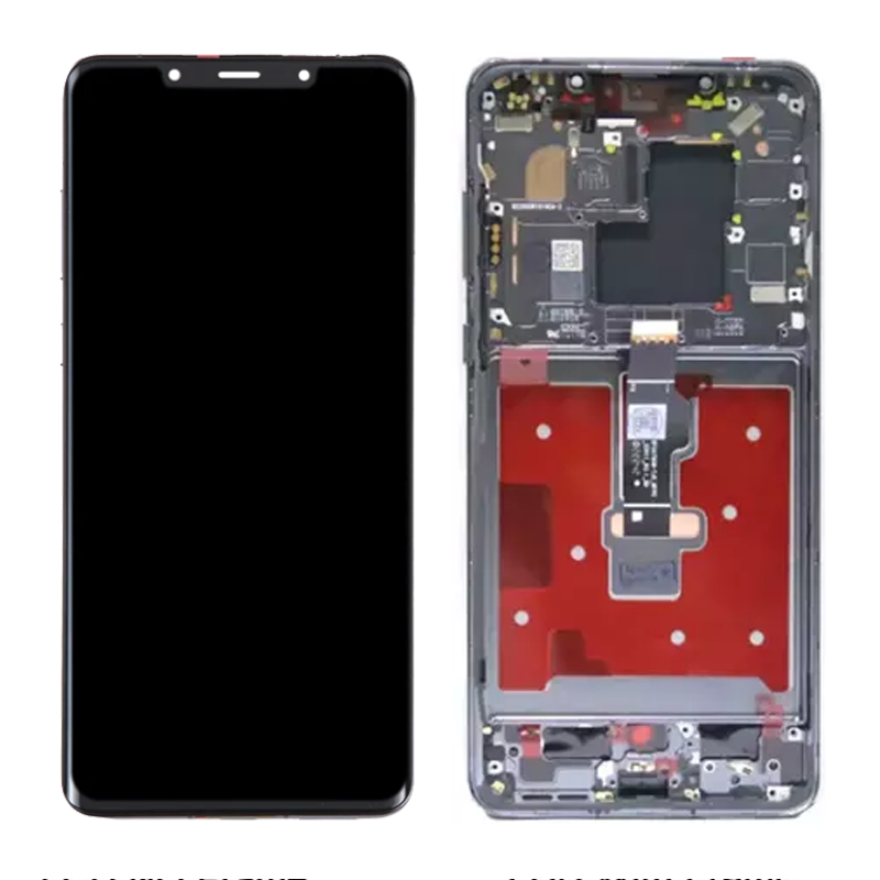 AMOLED Οθόνη LCD με Μηχανισμό Αφής με Πλαίσιο για Huawei P50 Pro - Χρώμα: Μαύρο