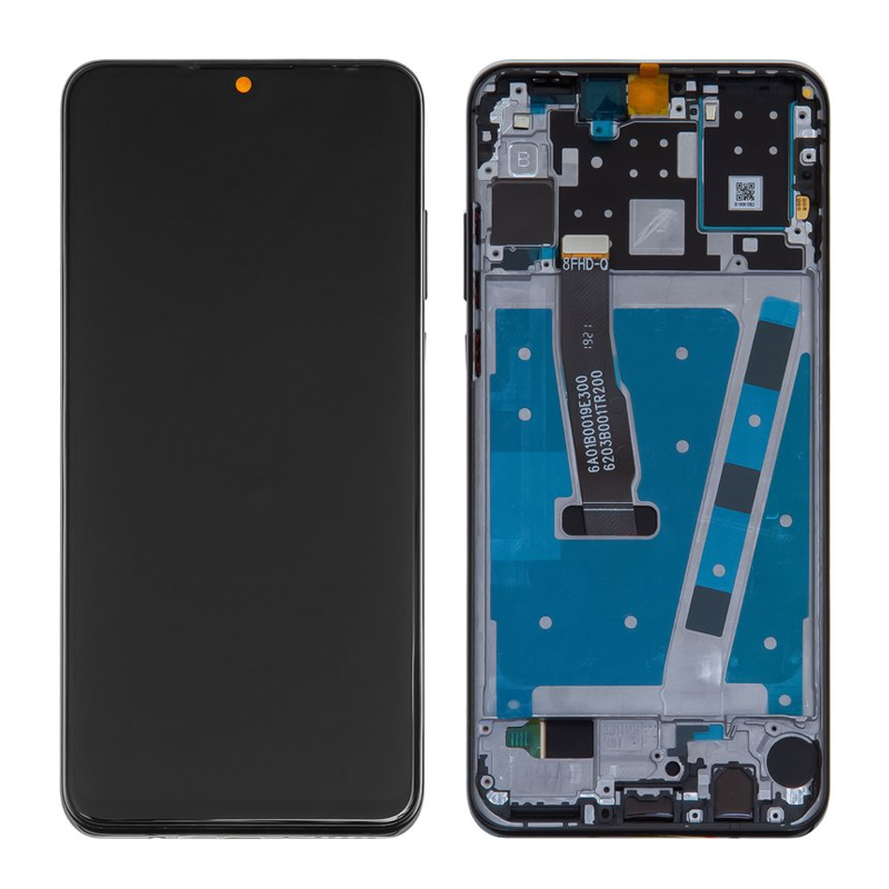 OEM Full HD Οθόνη LCD με Μηχανισμό Αφής και Πλαίσιο για Huawei P30 Lite - Χρώμα: Μαύρο