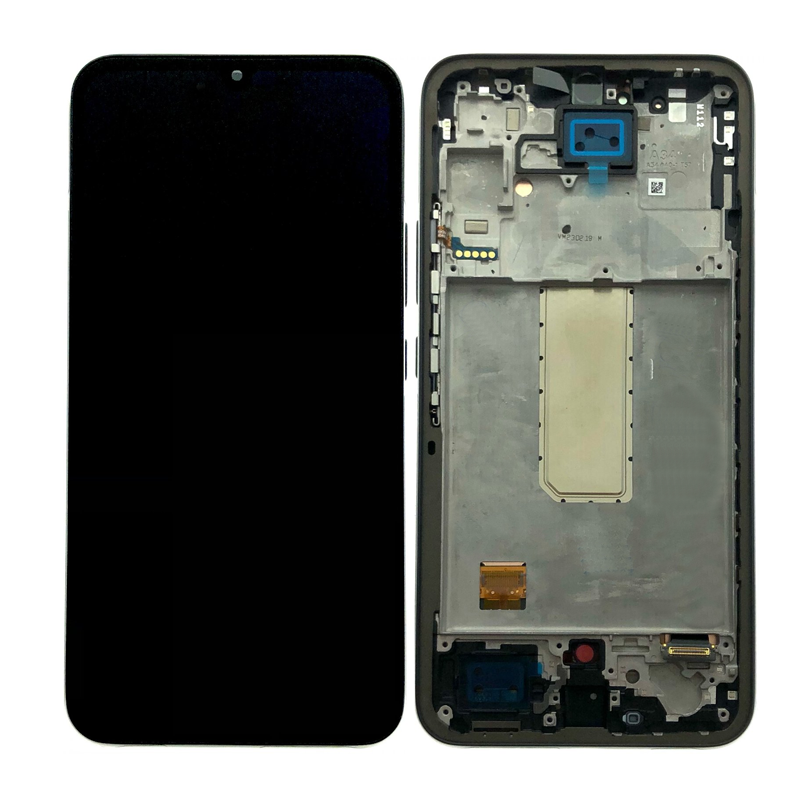 INCELL Οθόνη LCD ( NO fingerprint ) με Μηχανισμό Αφής με Πλαίσιο για Samsung Galaxy A34 5G 2023 A346 - Χρώμα: Μαύρο