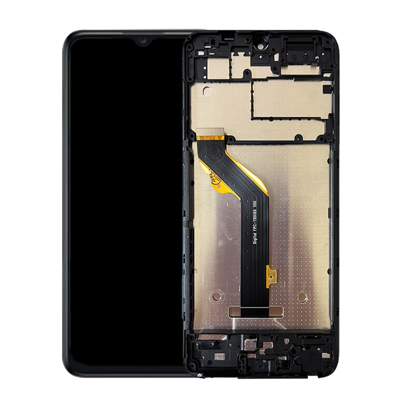 OEM Οθόνη LCD με Μηχανισμό Αφής και Πλαίσιο για TCL 406 - Χρώμα: Μαύρο