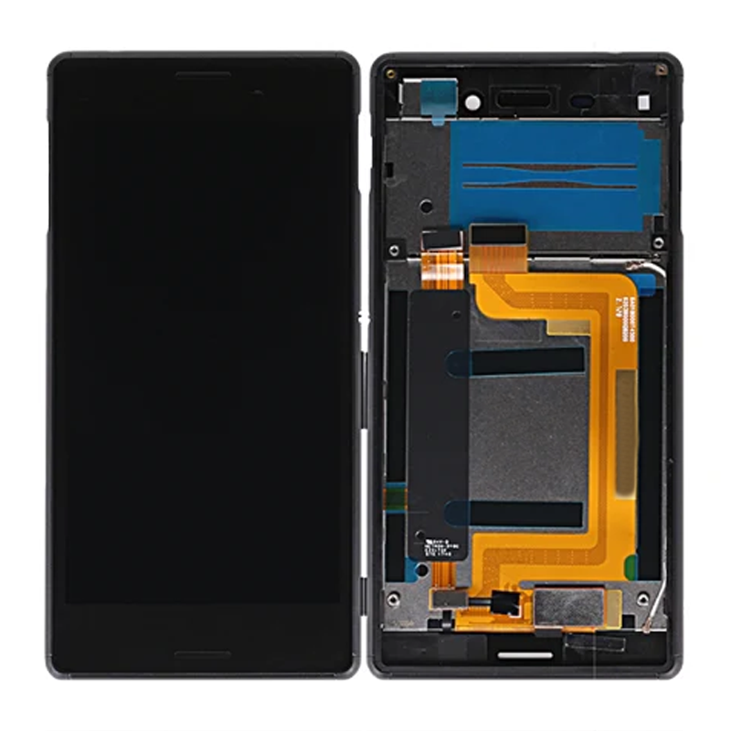 OCG Οθόνη LCD με Μηχανισμό Αφής και Πλαίσιο για Sony Xperia M4 Aqua - Χρώμα: Μαύρο