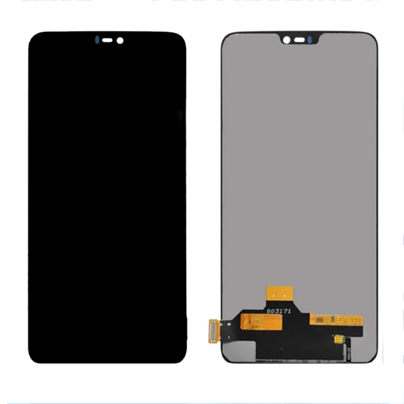 Incell Οθόνη LCD με Μηχανισμό Αφής για OnePlus 6 - Χρώμα: Μαύρο