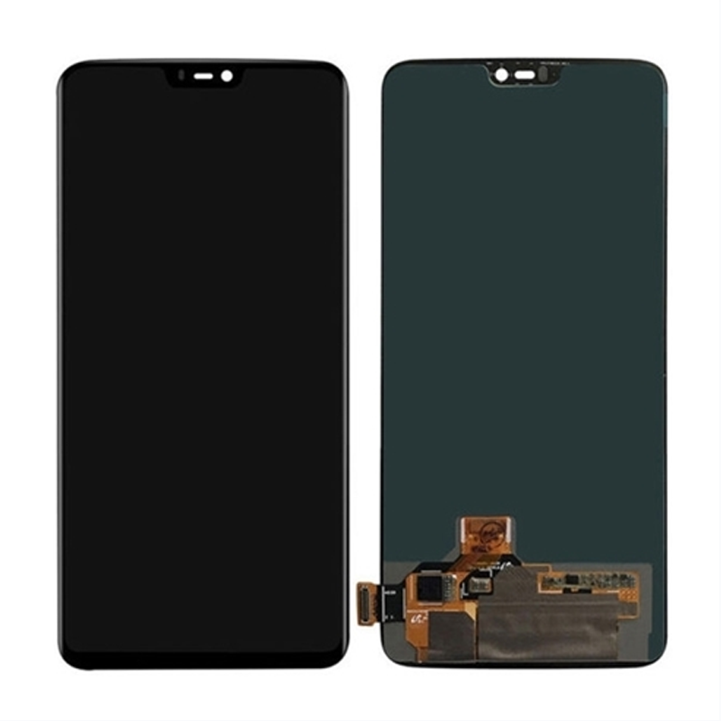 OCG Οθόνη LCD με Μηχανισμό Αφής για OnePlus 6 - Χρώμα: Μαύρο