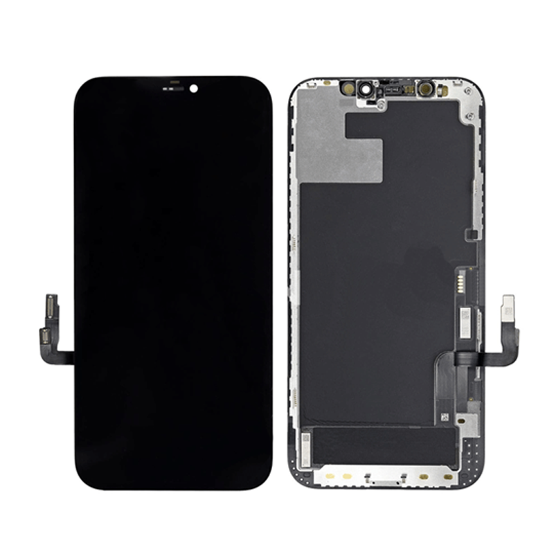 Soft OLED Οθόνη LCD με Μηχανισμό Αφής για iPhone 12 / 12 Pro - Χρώμα: Μαύρο
