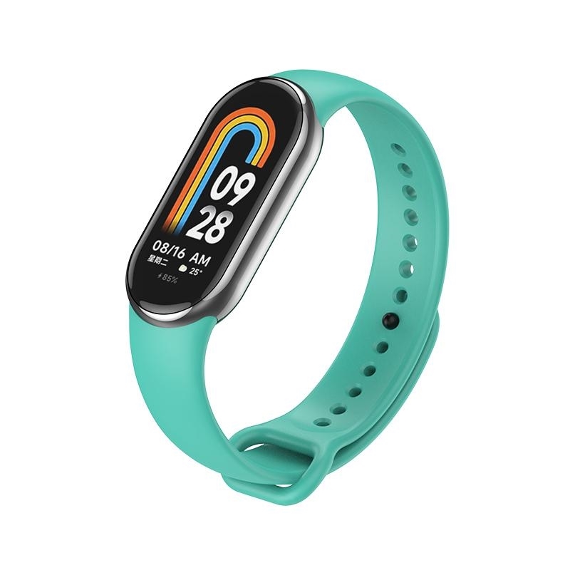 Λουράκι σιλικόνης για Xiaomi Mi Band 8 - Τυρκουάζ