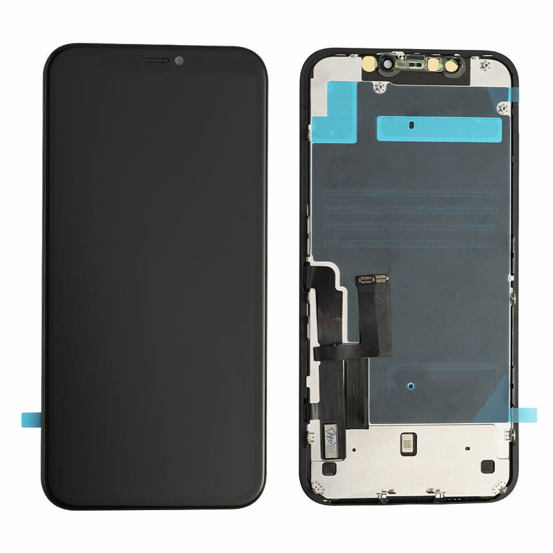 Incell Οθόνη LCD με Μηχανισμό Αφής για iPhone 11 - Χρώμα: Μαύρο