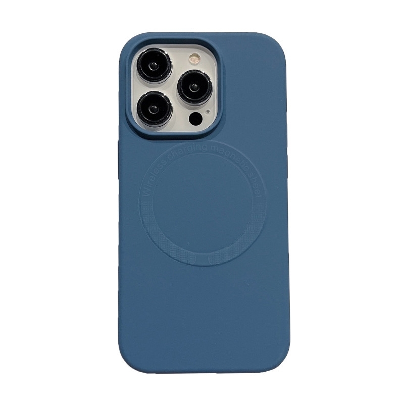 Θήκη Σιλικόνης Magsafe για Apple iPhone 15 Plus - Χρώμα: Μπλε