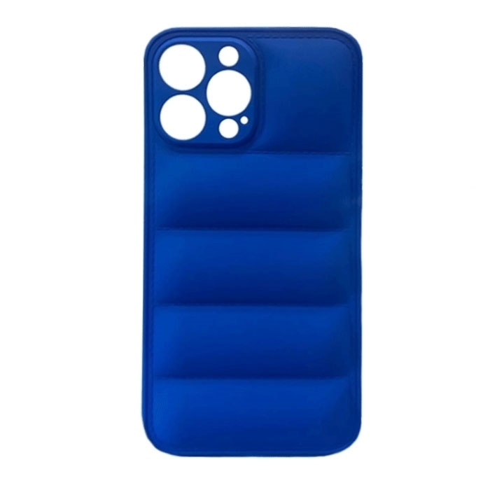 Θήκη Πλάτης Σιλικόνης wavy για Apple iPhone 14 Pro - Χρώμα : Μπλε
