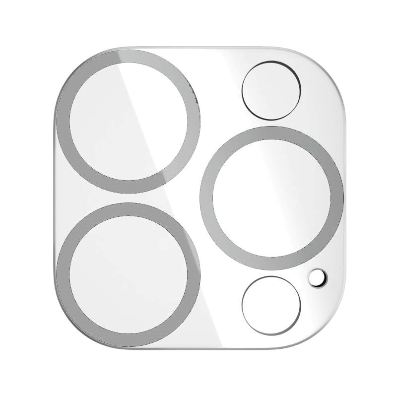 Lens Shield Full Camera Glass για Samsung Galaxy S23 Ultra - Χρώμα: Διάφανο Με Πλαίσιο Ασημί