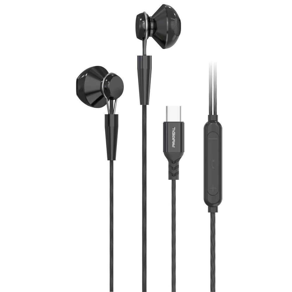 Pavareal Pa-m10c In-ear Handsfree με Βύσμα USB-C Μαύρο
