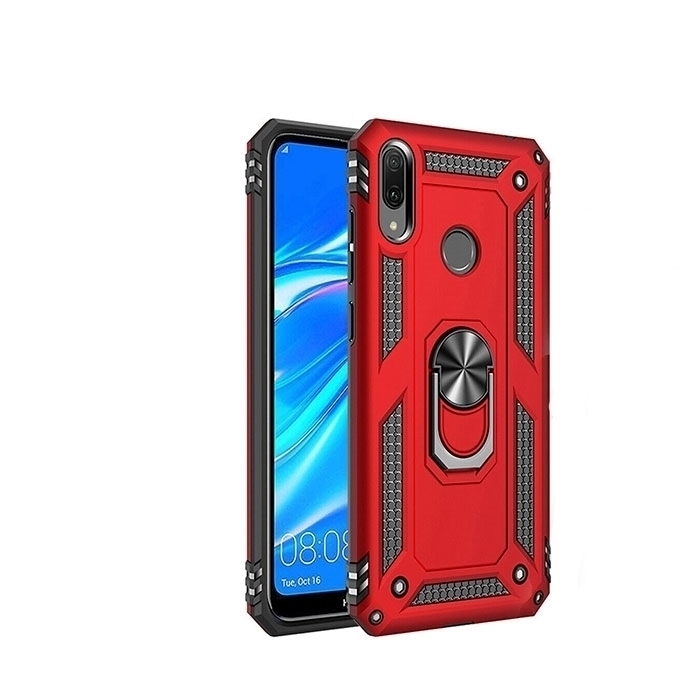 Θήκη Motomo Tough Armor With Ring για Xiaomi Redmi Note 13 Pro Plus - Χρώμα: Κόκκινο