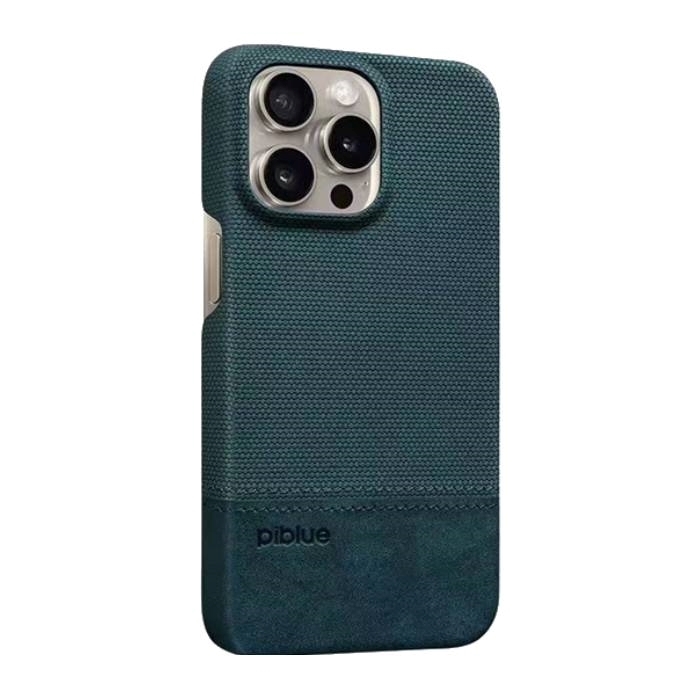 PIBLUE PL84 Δερμάτινη Αντι-Ολισθητική θήκη για Apple iPhone 14 Pro Max - Σκούρο Μπλε