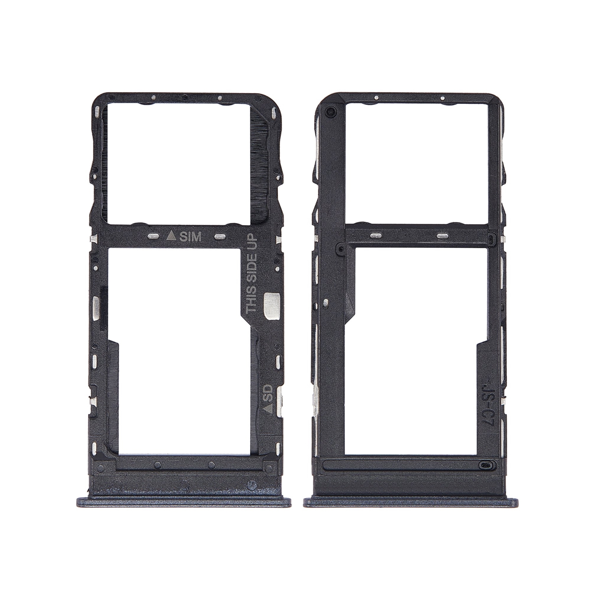 Υποδοχή κάρτας / SIM Tray για TCL 10L / 10 LITE - Χρώμα: BLACK