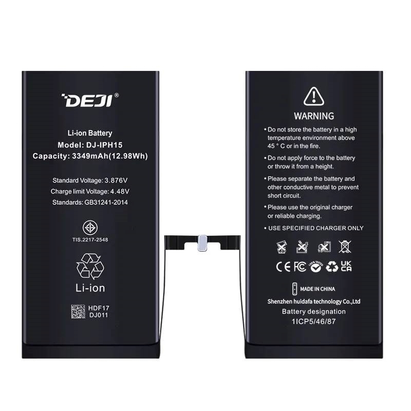 Deji Συμβατή Μπαταρία Αντικατάστασης για Apple iPhone 15- 3349 mAh