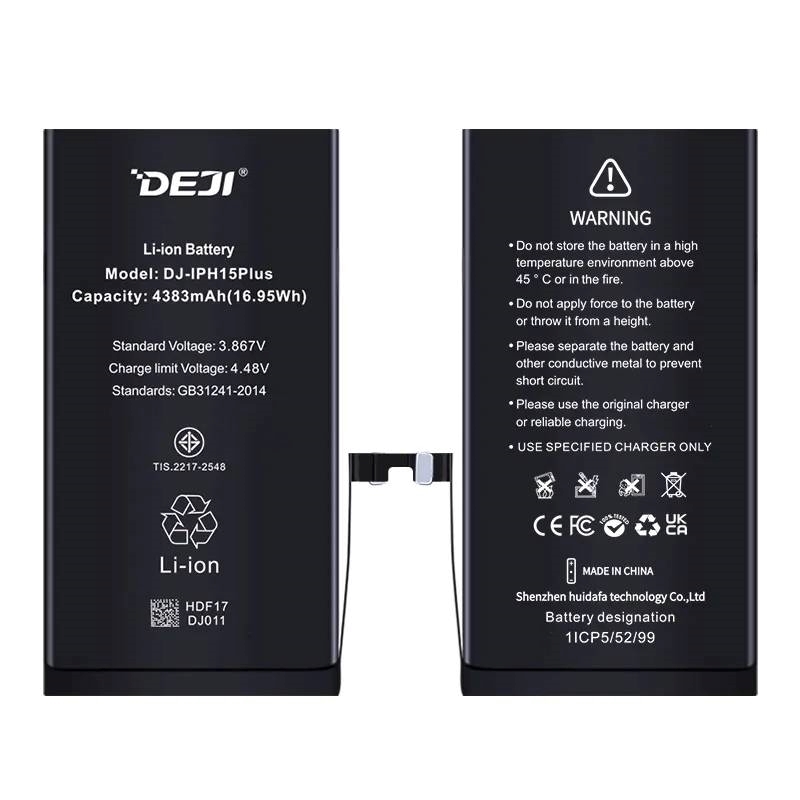 Deji Συμβατή Μπαταρία Αντικατάστασης για Apple iPhone 15 Plus - 4620 mAh