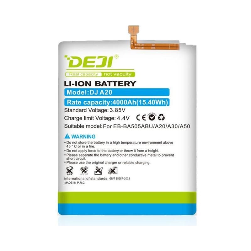 DEJI EB-BA505ABU Συμβατή Μπαταρία Αντικατάστασης για Samsung Galaxy A20/A30/A50/A30S/A50S - 4000 mAh