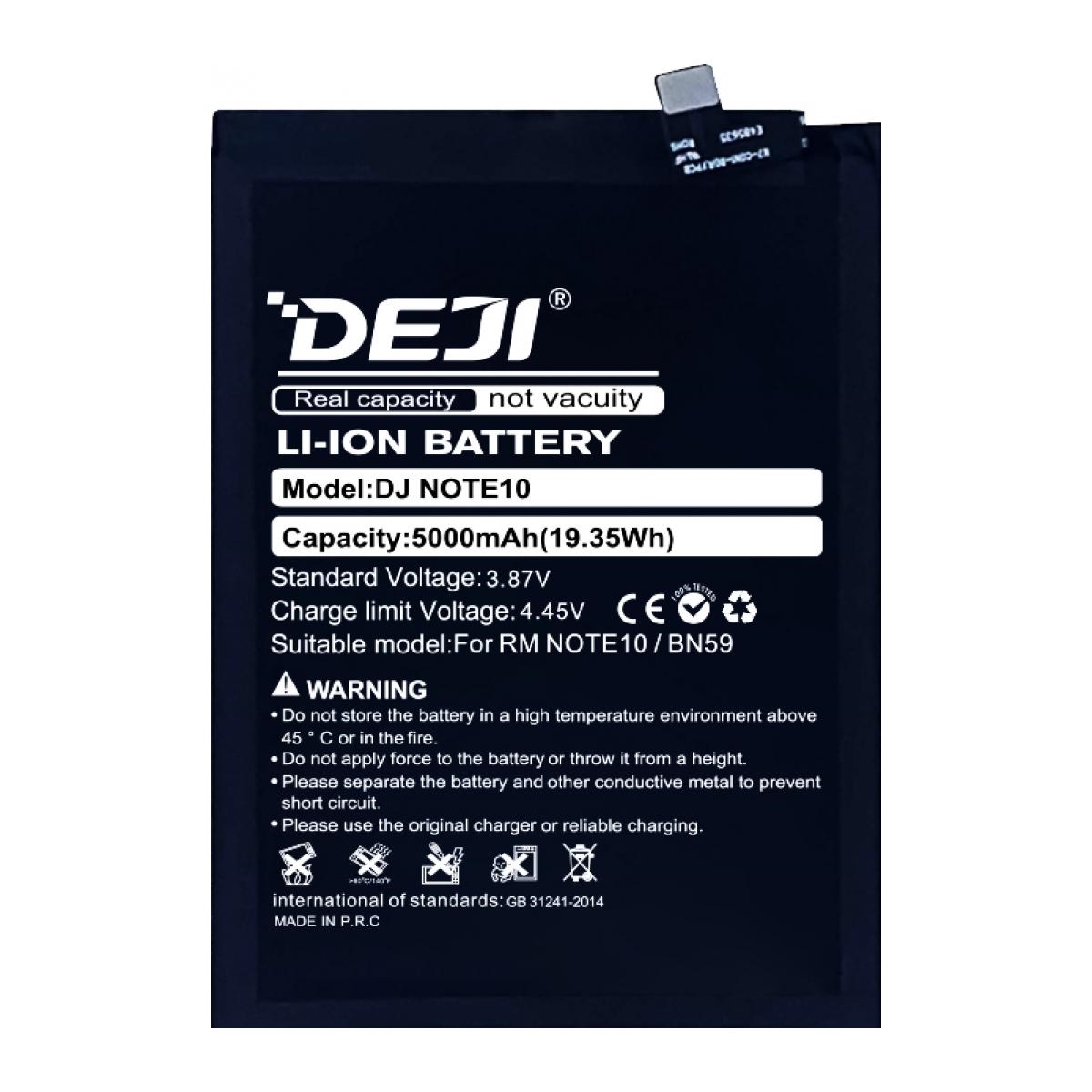 DEJI BN59 Συμβατή Μπαταρία Αντικατάστασης για Xiaomi Redmi Note 10 4G - 5000 mAh
