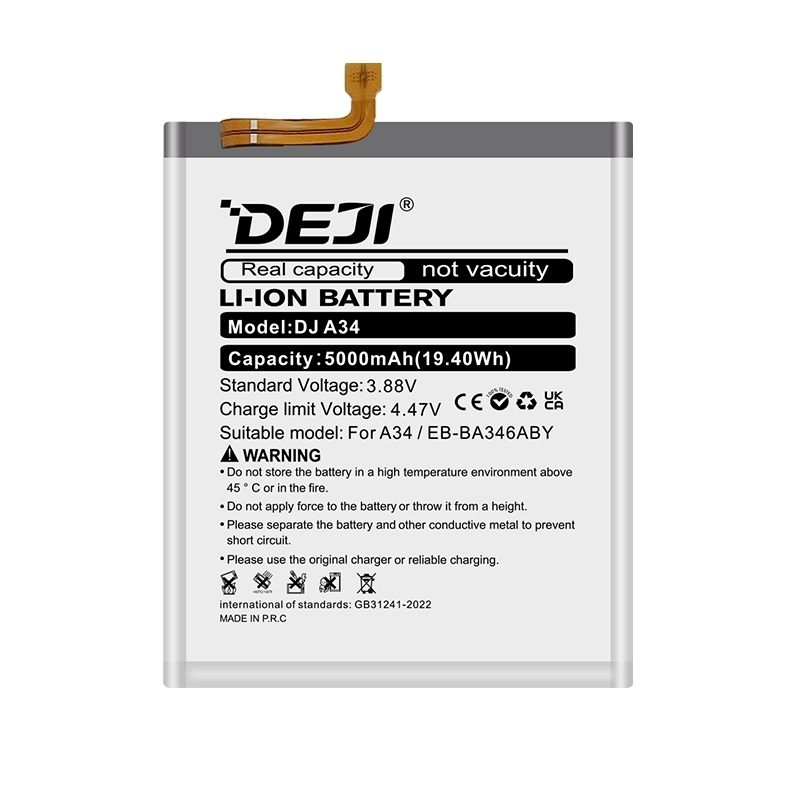 DEJI EB-BA346ABY Συμβατή Μπαταρία Αντικατάστασης για Samsung Galaxy A34 5G - 5000 mAh