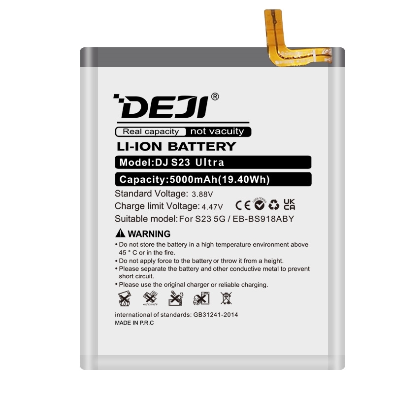 DEJI EB-BS918ABY Συμβατή Μπαταρία Αντικατάστασης για Samsung Galaxy S23 ULTRA 5G - 5000 mAh