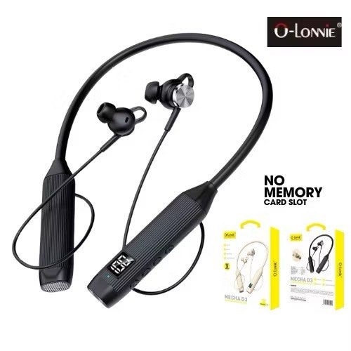 O-Lonnie MECHA D3 In-ear Bluetooth Handsfree Ακουστικά με Αντοχή στον Ιδρώτα - Μαύρο