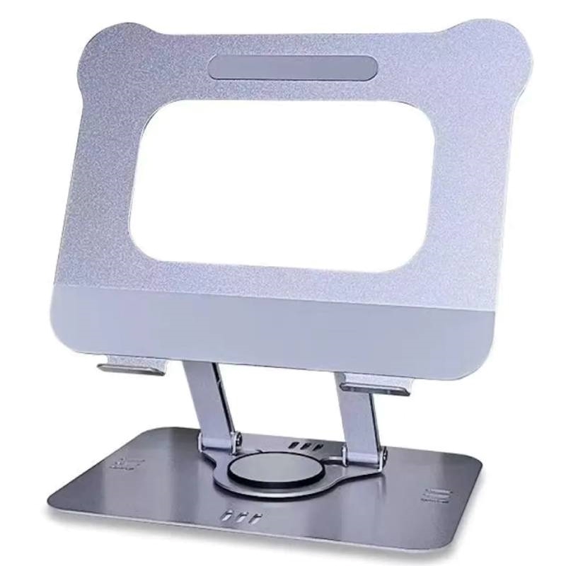 O-Lonnie L-008 Μεταλλικός Βάση Tablet γραφείου 360' Περιστρεφόμενη - Ασήμι