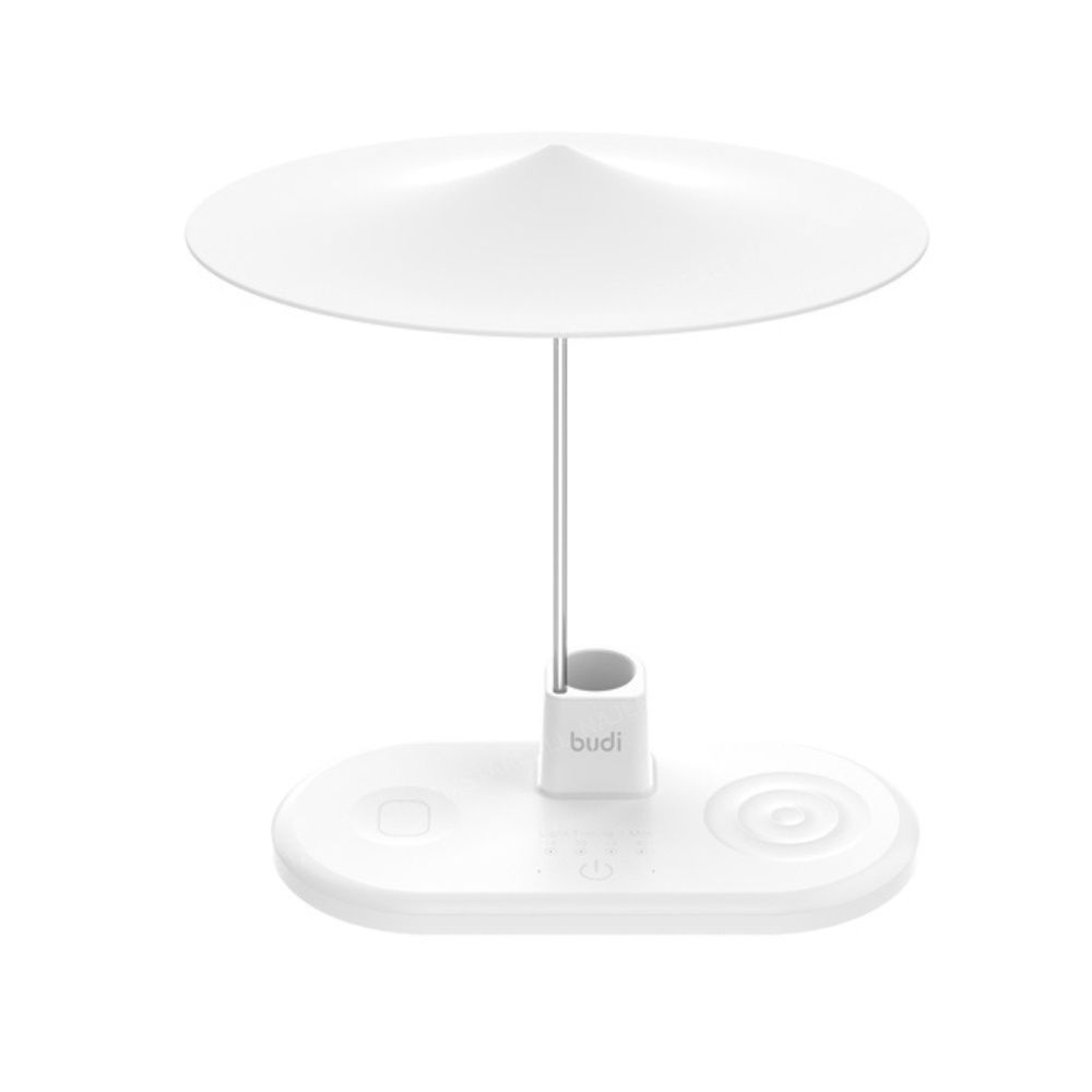 Budi WL4800W 20W Ασύρματη φόρτιση με νυχτερινό φως 3in1 Ασύρματος φορτιστής τηλεφώνου - Λευκό