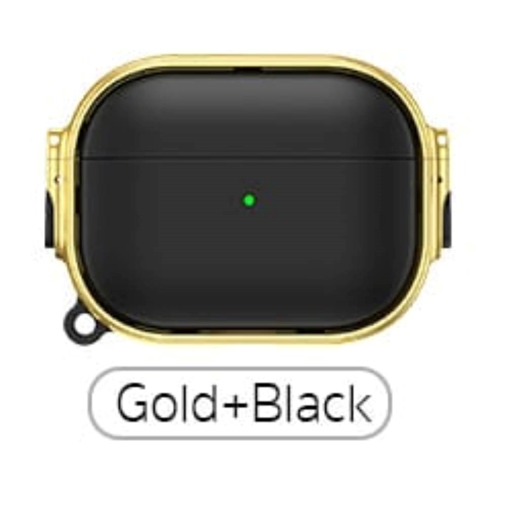 COTECi AP-65 Heavy Armor Προστατευτική Θήκη Ακουστικά για Apple AirPods 3 - Χρώμα: Μαύρο-Χρυσό