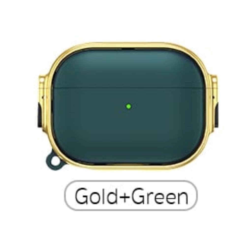 COTECi AP-65 Heavy Armor Προστατευτική Θήκη Ακουστικά για Apple AirPods 3 - Χρώμα: Πράσινο-Χρυσό