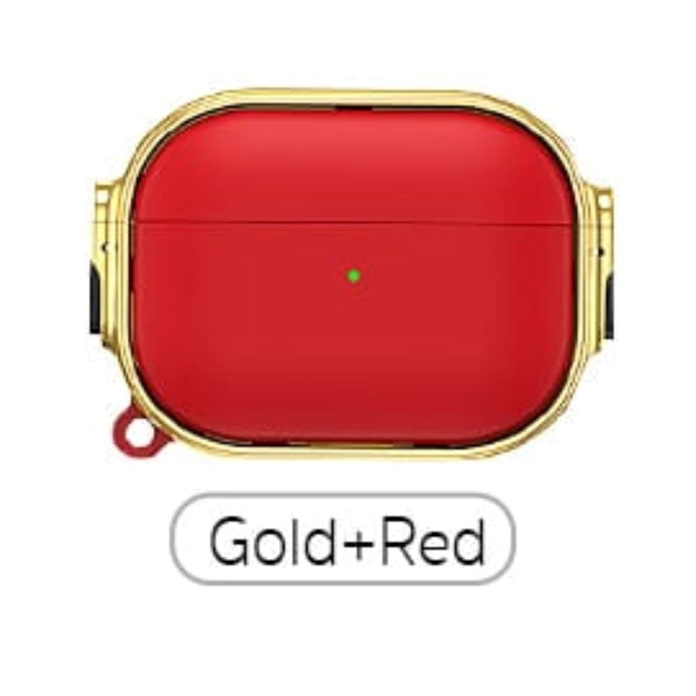 COTECi AP-65 Heavy Armor Προστατευτική Θήκη Ακουστικά για Apple AirPods 3 - Χρώμα: Κόκκινο-Χρυσό