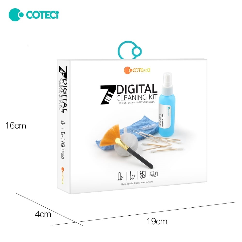 COTECi CS5180 Σετ καθαρισμού 7 σε 1 Για Κινητό/Τάμπλετ//Υπολογιστή/Πληκτρολόγιο
