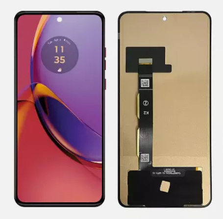 OEM Οθονη LCD ( NO fingerprint ) με Μηχανισμος Αφης για Motorola Moto G84 - Χρώμα: Μαύρο