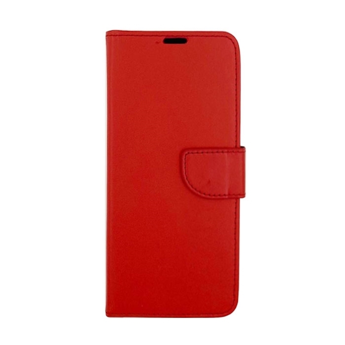Θήκη Βιβλίο / Leather Book Case με Clip για Samsung Galaxy A02 Χρώμα: Κόκκινο