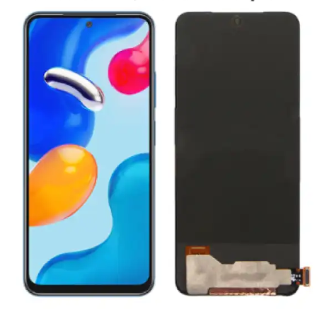 OEM Οθόνη LCD με Μηχανισμό Αφής και για Xiaomi Redmi Note 12s - Χρώμα:Μαύρο