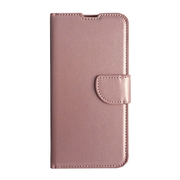 Θήκη Βιβλίο / Leather Book Case με Clip για Xiaomi Mi 14T Pro Χρώμα: Χρυσό Ροζ