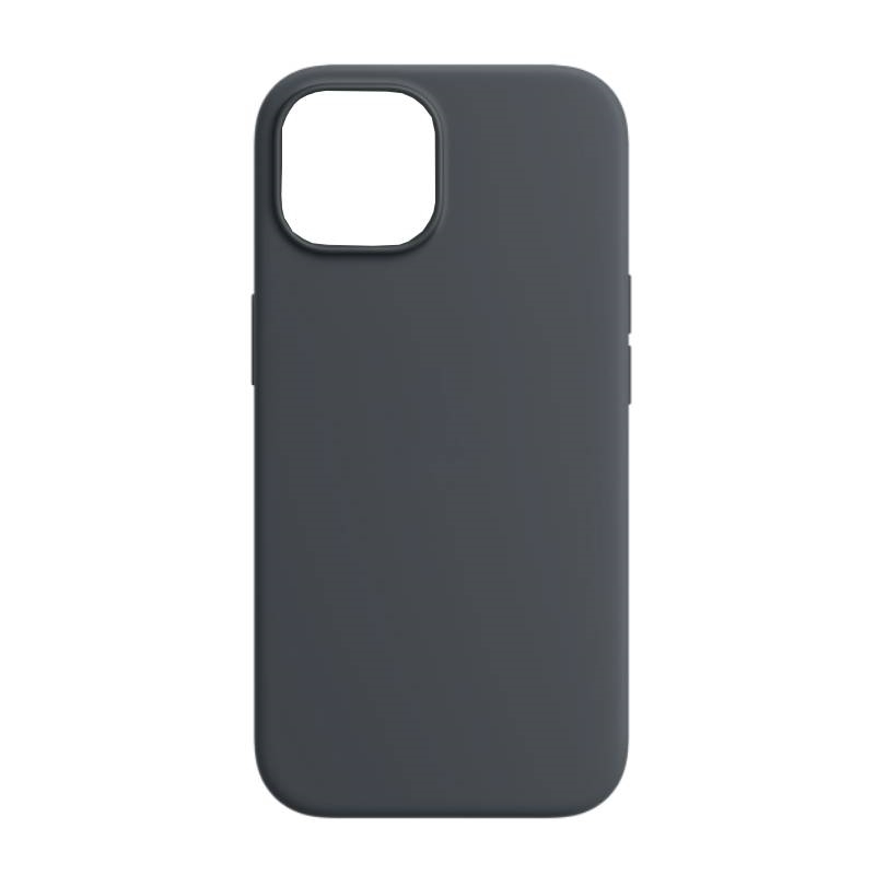 Θήκη Πλάτης Σιλικόνης Soft HQ για Apple iPhone 15 PRO MAX - Χρώμα : Γκρι