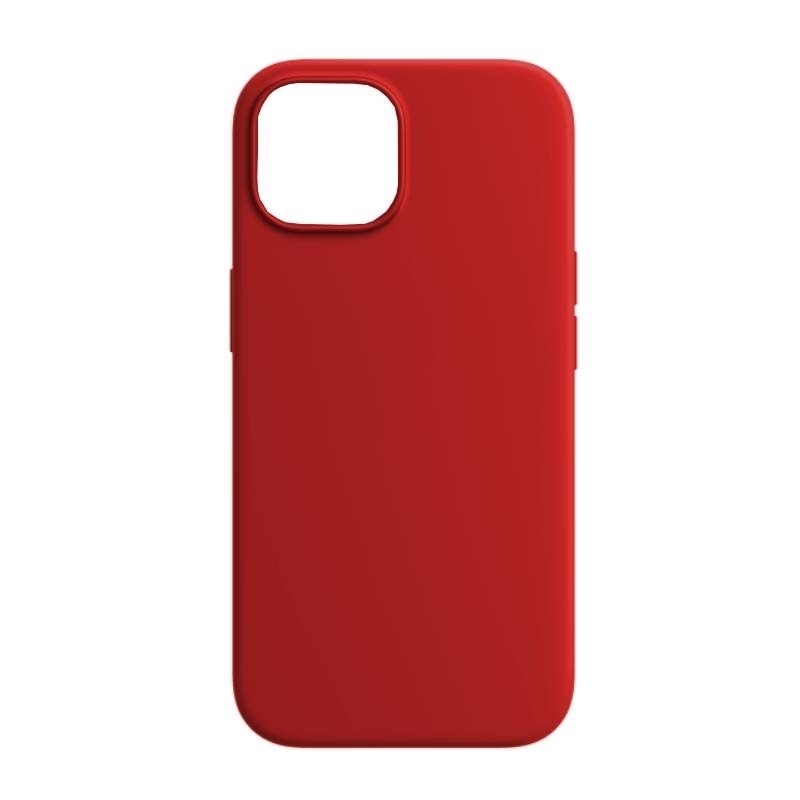 Θήκη Πλάτης Σιλικόνης Soft HQ για Apple iPhone 15 PRO MAX - Χρώμα : Κόκκινο