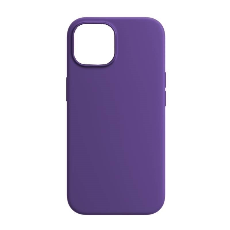 Θήκη Πλάτης Σιλικόνης Soft HQ για Apple iPhone 16 PRO - Χρώμα : Μωβ