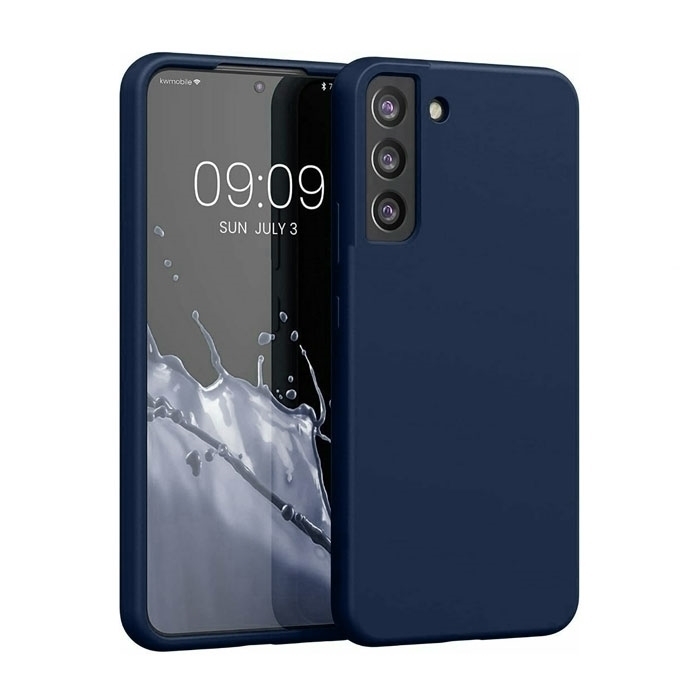 Θήκη Πλάτης Σιλικόνης Soft για Samsung Galaxy S23 - Χρώμα : Σκούρο Μπλε