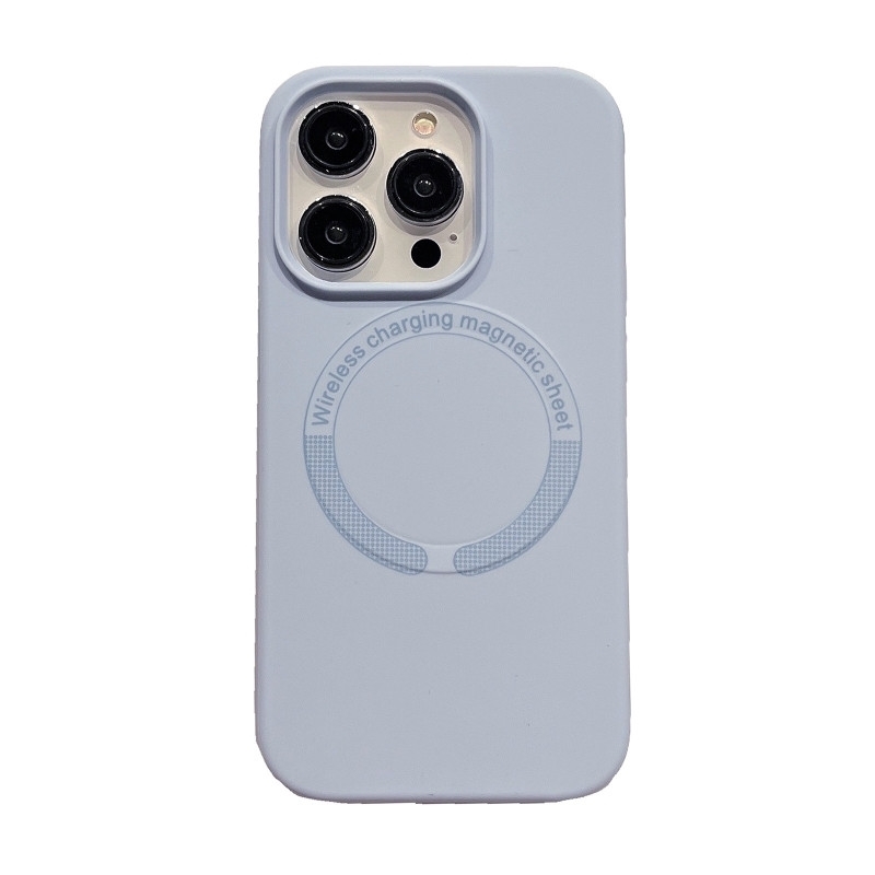 Θήκη Σιλικόνης Magsafe για Apple iPhone 16 - Χρώμα: Μωβ