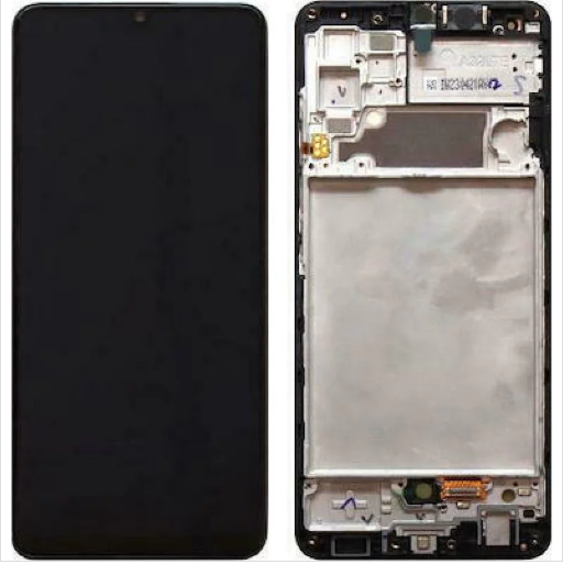 OLED Οθόνη LCD με Μηχανισμό Αφής και πλαίσιο για Samsung Galaxy A32 4G A325 Χρώμα: Μαύρο