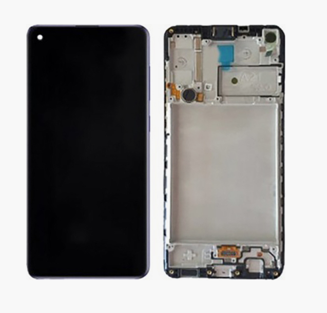 Incell Οθόνη LCD με Μηχανισμό Αφής και Πλαίσιο για Samsung Galaxy A22 4G A225 - Χρώμα: Μαύρο