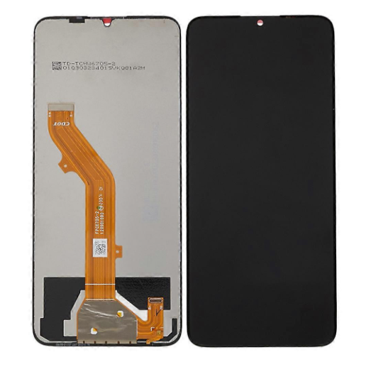 OEM Οθόνη LCD με Μηχανισμό Αφής για TCL 40 SE - Χρώμα: Μαύρο